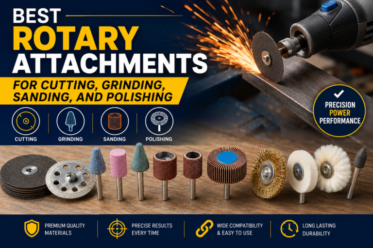 Best Rotary Attachments for Cutting, Grinding, Sanding, and Polishing