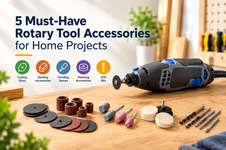 5 Must-Have Rotary Tool Accessories for Home Projects