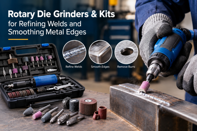 Rotary Die Grinders & Kits for Refining Welds and Smoothing Metal Edges